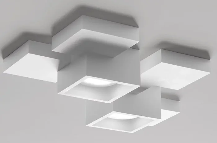 SIDE CUBO SOFFITTO 2 LUCI