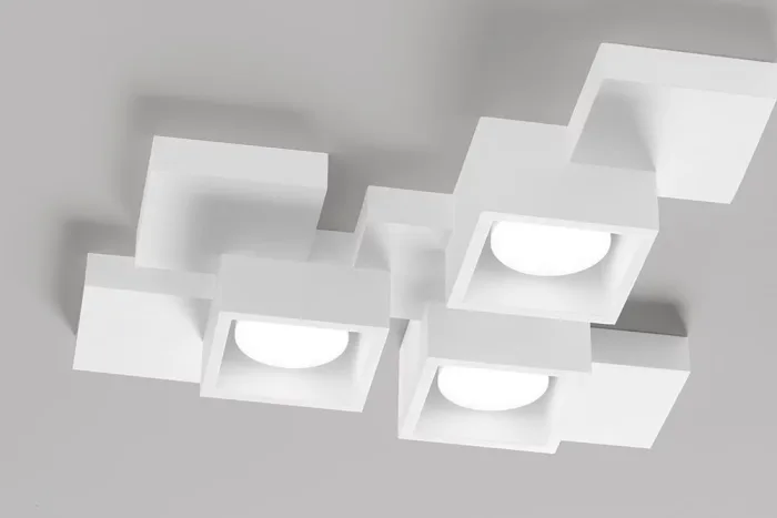 SIDE CUBO SOFFITTO 3 LUCI