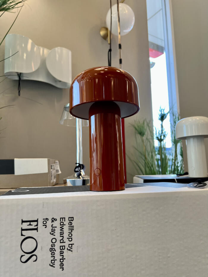 Bellhop Battery Rosso Mattone Di Flos