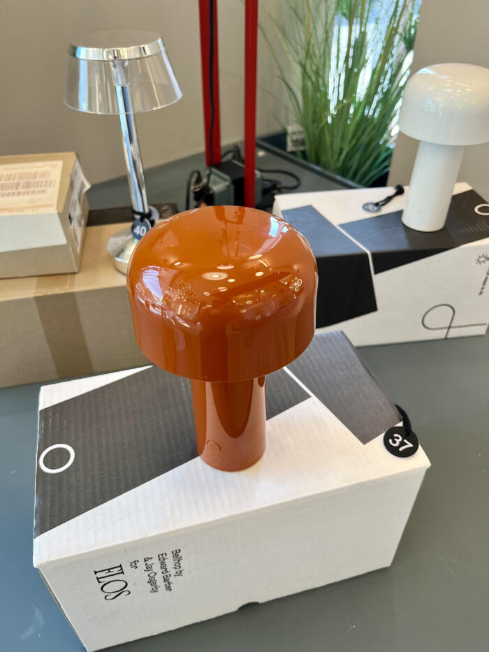 Bellhop Battery Rosso Mattone Di Flos